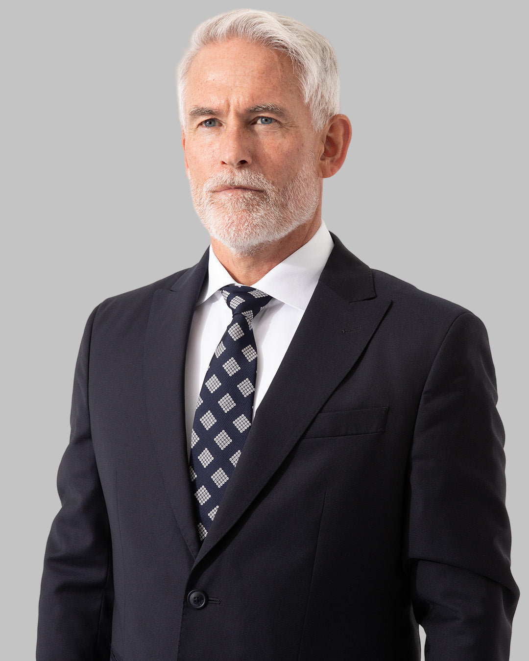 Diplomat Vit Twillskjorta - Slim fit - Hydrofobisk