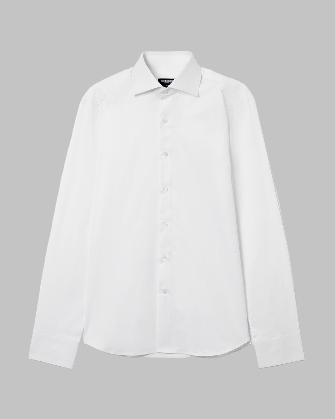 Diplomat Vit Twillskjorta - Slim fit - Hydrofobisk