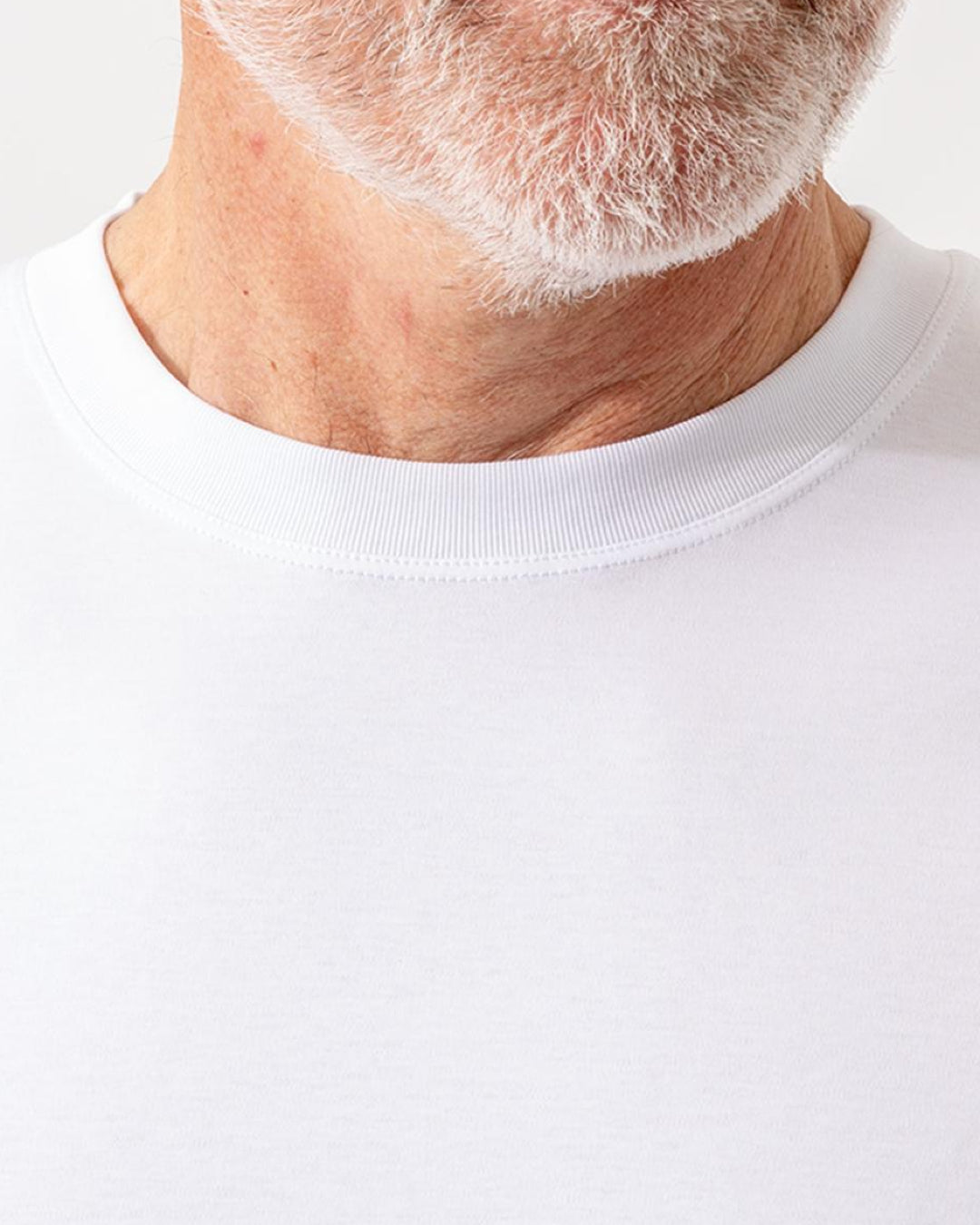 Lyxig Pima T-shirt Vit - Hydrofobisk