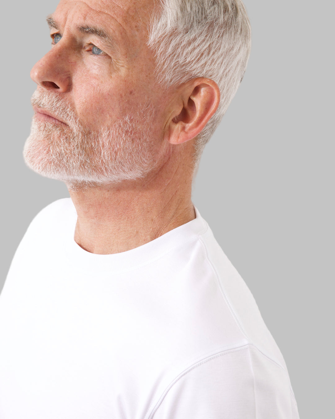 Lyxig Pima T-shirt Vit - Hydrofobisk